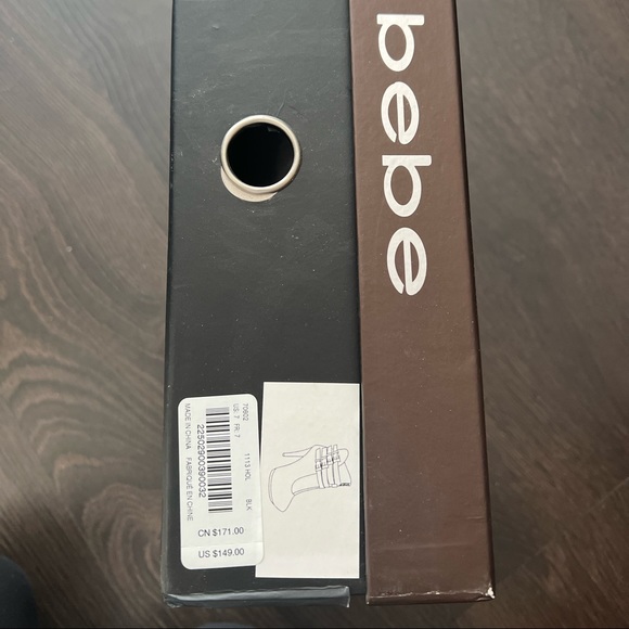 BEBE Size 7 Heeled Booties - Picture 2 of 4